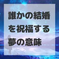 誰かの結婚を祝福する夢のサムネイル画像