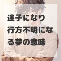 迷子になり行方不明になる夢のサムネイル