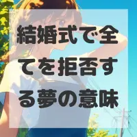 結婚式で全てを拒否する夢のサムネイル
