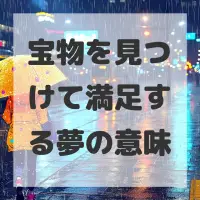 宝物を見つけて満足する夢のサムネイル
