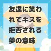 友達に笑われてキスを拒否される夢のサムネイル