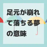 足元が崩れて落ちる夢のサムネイル