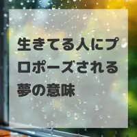生きてる人にプロポーズされる夢のサムネイル