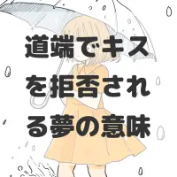 道端でキスを拒否される夢のサムネイル