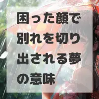 困った顔で別れを切り出される夢のサムネイル