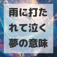 雨に打たれて泣く夢のサムネイル
