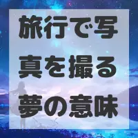 旅行で写真を撮る夢のサムネイル