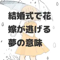 結婚式で花嫁が逃げる夢のサムネイル