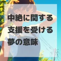 中絶に関する支援を受ける夢のサムネイル