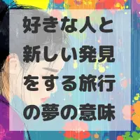 好きな人と新しい発見をする旅行の夢のサムネイル