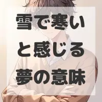 雪で寒いと感じる夢のサムネイル