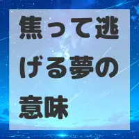 焦って逃げる夢のサムネイル