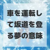車を運転して坂道を登る夢のサムネイル
