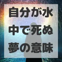 自分が水中で死ぬ夢のサムネイル