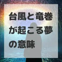 台風と竜巻が起こる夢のサムネイル