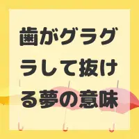 歯がグラグラして抜ける夢のサムネイル