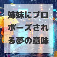 姉妹にプロポーズされる夢のサムネイル