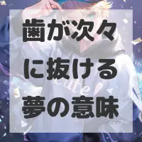歯が次々に抜ける夢のサムネイル