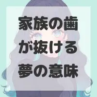 家族の歯が抜ける夢のサムネイル