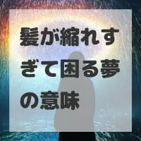 髪が縮れすぎて困る夢のサムネイル