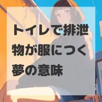 トイレで排泄物が服につく夢のサムネイル