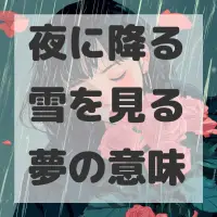 夜に降る雪を見る夢のサムネイル