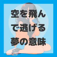 空を飛んで逃げる夢のサムネイル