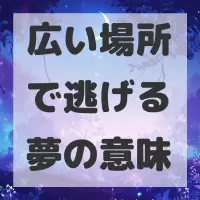 広い場所で逃げる夢のサムネイル