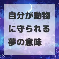 自分が動物に守られる夢のサムネイル