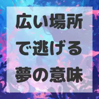 広い場所で逃げる夢のサムネイル