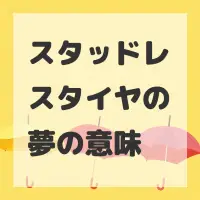 スタッドレスタイヤの夢のサムネイル画像