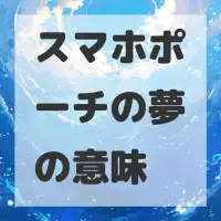 スマホポーチの夢のサムネイル画像