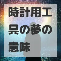 時計用工具の夢のサムネイル
