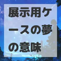 展示用ケースの夢のサムネイル画像