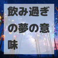 飲み過ぎの夢のサムネイル画像