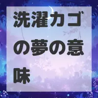 洗濯カゴの夢のサムネイル画像