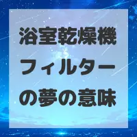 浴室乾燥機フィルターの夢のサムネイル