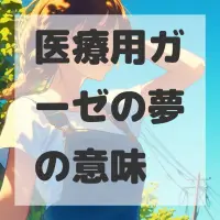 医療用ガーゼの夢のサムネイル画像