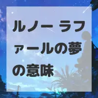 ルノー ラファールの夢のサムネイル画像