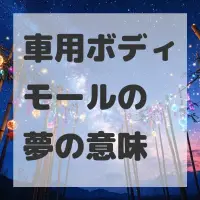 車用ボディモールの夢のサムネイル画像