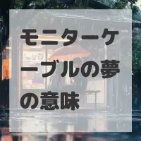 モニターケーブルの夢のサムネイル画像