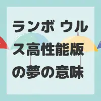 ランボ ウルス高性能版の夢のサムネイル画像