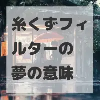 糸くずフィルターの夢のサムネイル