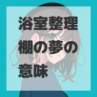 浴室整理棚の夢のサムネイル
