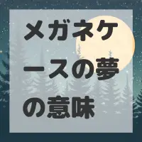 メガネケースの夢のサムネイル画像