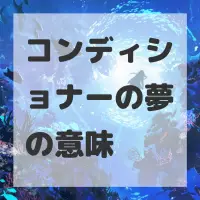 コンディショナーの夢のサムネイル画像