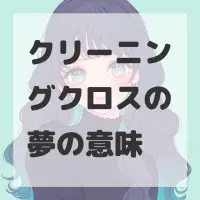 クリーニングクロスの夢のサムネイル画像