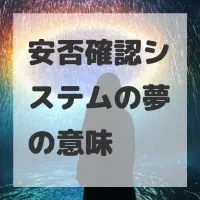 安否確認システムの夢のサムネイル画像