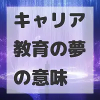 キャリア教育の夢のサムネイル画像