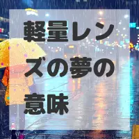軽量レンズの夢のサムネイル画像